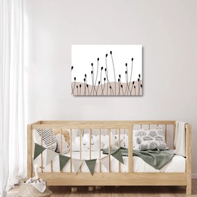 Obraz na szkle - Łąka graficzna N⁰1 (70x50 cm)