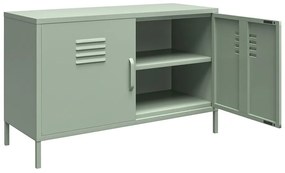 Zielona metalowa szafka 100x64x40 cm Mission District – Støraa