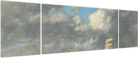 Obraz - Eugène Boudin, Le Havre, reprodukcje (170x50 cm)