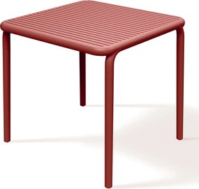 Kwadratowy stół ogrodowy Brene 80 cm, z tworzywa