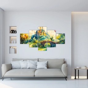 Obraz - Baśniowy zamek (125x70 cm)