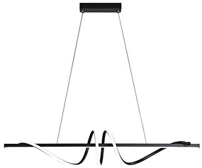 Lampa WISZĄCA LED LHJ023-CP 120 cm CZARNA