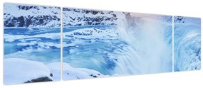 Obraz - Chłodne wodospady (170x50 cm)