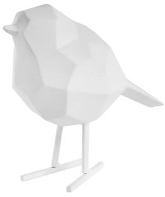 Biała figurka dekoracyjna w kształcie ptaszka PT LIVING Bird Small Statue