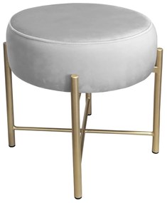 Taboret Pola noga metalowa złota MG39