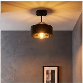 BRILAGI - Lampa sufitowa natynkowa SPRING 1xE27/60W/230V śr. 20 cm czarna/złota
