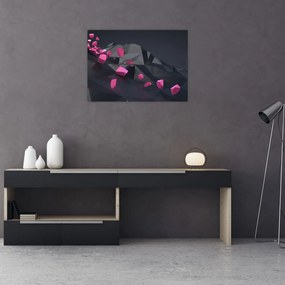 Obraz abstrakcji 3D (70x50 cm)