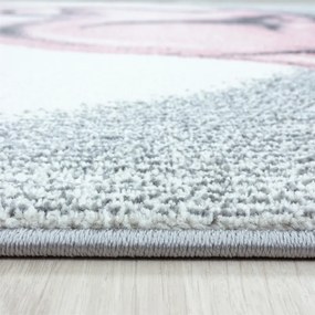 Dywan dziecięcy Bambi  różowo-kremowy 160 cm x 230 cm