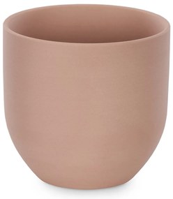 Świecznik ceramiczny SHIRE ciemnoróżowy