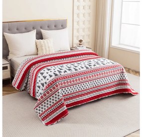 Narzuta na łóżko TWINKLE CHRISTMAS, kolorowy Rozmiar: 220 x 240 cm