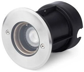 FARO 71489N - Zewnętrzna oprawa najazdowa TECNO-6  1xGU10/50W/230V IK08 IP67