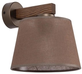 Brilagi - Kinkiet LATTE 1xE27/15W/230V sosna/brązowy