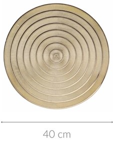 Metaliczna podkładka na stół, Ø 40 cm