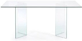 Stół ze szklanym blatem 90x200 cm Burano – Kave Home