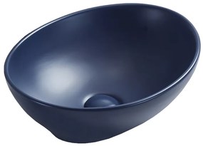 Mexen Elza umywalka nablatowa 40 x 33 cm, granatowa mat - 21014042