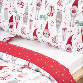 4Home Pościel bawełniana Christmas Elf, 140 x 200 cm, 70 x 90 cm