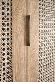 Designerska szafa CALVIRO S-1 w naturalnym odcieniu dąb artisan – idealna do wnętrz w stylu loft, boho i skandynawskim