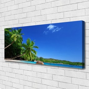 Obraz canvas Rajskie Wybrzeże pod Palmami