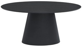 Stół do jadalni dla 6 osób z MDF - Czarny - ANTELADA