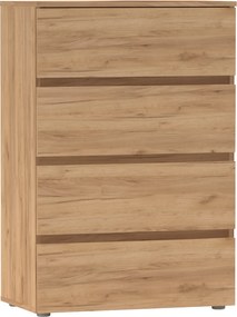 Komoda PARMAD, dąb craft złoty