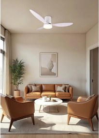 Lampa sufitowa LED w matowym białym kolorze ø 132 cm Göteborg – Reality