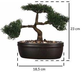 Sztuczne roślina - drzewko bonsai JAPANDI, 23 cm