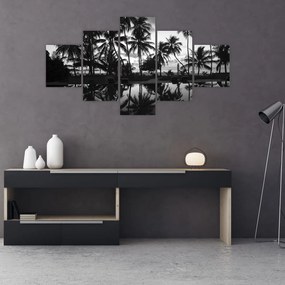 Obraz tropikalnej wyspy (125x70 cm)