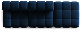 Niebieska aksamitna sofa 282 cm Bellis – Micadoni Home