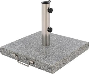 Stojak Parasol - granit i stal - 45 x 45 cm