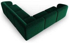 Zielony aksamitny narożnik Paolo – Milo Casa