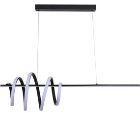 Searchlight 22510BK - Ściemnialny żyrandol LED na przewodzie SWORD LED/40W/230V 3000K