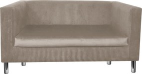 Sofa Monaco : Kolor nogi - Chrom, Kolor tkaniny - Paros2/Poso2, Typ tkaniny - Kronos/Poso, Wysokość nogi - 15 cm