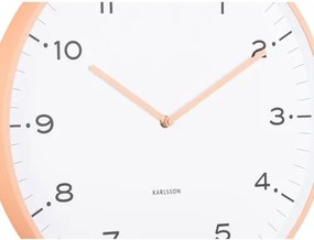 Karlsson 6011OR designerski zegar ścienny pomarańczowy, średnica 40 cm