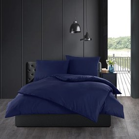 Pościel bawełniana Color niebieski 140 x 200 cm, 70 x 90 cm