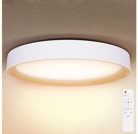 Brilagi - LED ściemnialna oprawa sufitowa LARIOS LED/72W/230V biała śr. 59 cm + pilot
