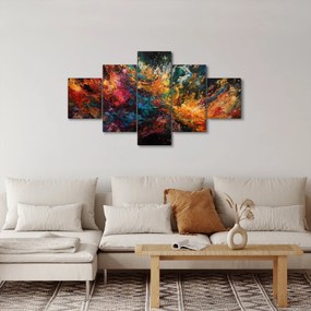 Obraz - Abstrakcja kolorów II. (125x70 cm)