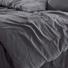 4Home Pościel muślinowa Steel, 220 x 200 cm, 2 szt. 70 x 90 cm