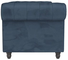 Ciemnoniebieska aksamitna rozkładana sofa 236 cm Felix – Støraa