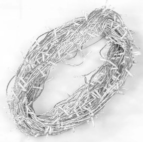 Świąteczne LED oświetlenie -20 m, 200 LED, zimna biel, pilot