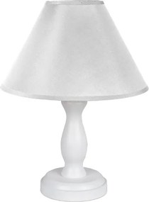 Biała lampka nocna dziecięca drewniana - S193 G6-H85
