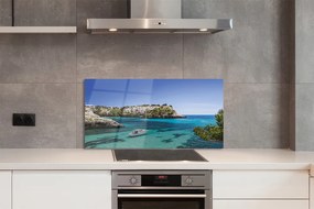 Panel szklany do Kuchni Majestatyczne Klify na Wybrzeżu