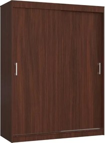 Klasyczna szafa przesuwna wenge M8-P45