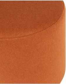 Wełniany puf w kolorze terakoty Folk – noo.ma