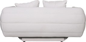 Welurowa sofa z dekoracyjnymi poduszkami Nua N90