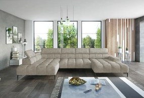 Narożnik PLAZA XL Prawostronny Elektryczna regulacja Tkanina MONOLITH 02 WERSAL