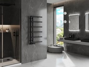 Mexen Jukon grzejnik łazienkowy dekoracyjny 988 x 500 mm, 461 W, czarny - W116-0988-500-00-70