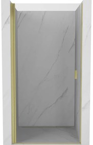 Mexen Mist-B drzwi prysznicowe uchylne 85 cm, transparent, złote szczotkowane - 8A2-085-000-55-00