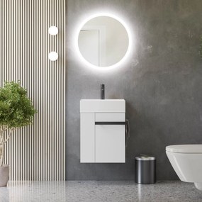 Gäste-WC Badmöbel-Set COMPACT 45 cm mit Waschbecken
