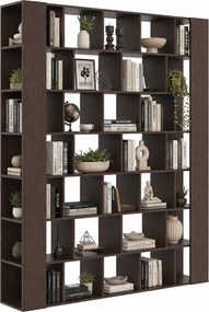 Duży regał na książki w stylu nowoczesnym wenge W8-L67