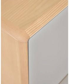 Szaro-naturalna szafka nocna Anielle – Kave Home